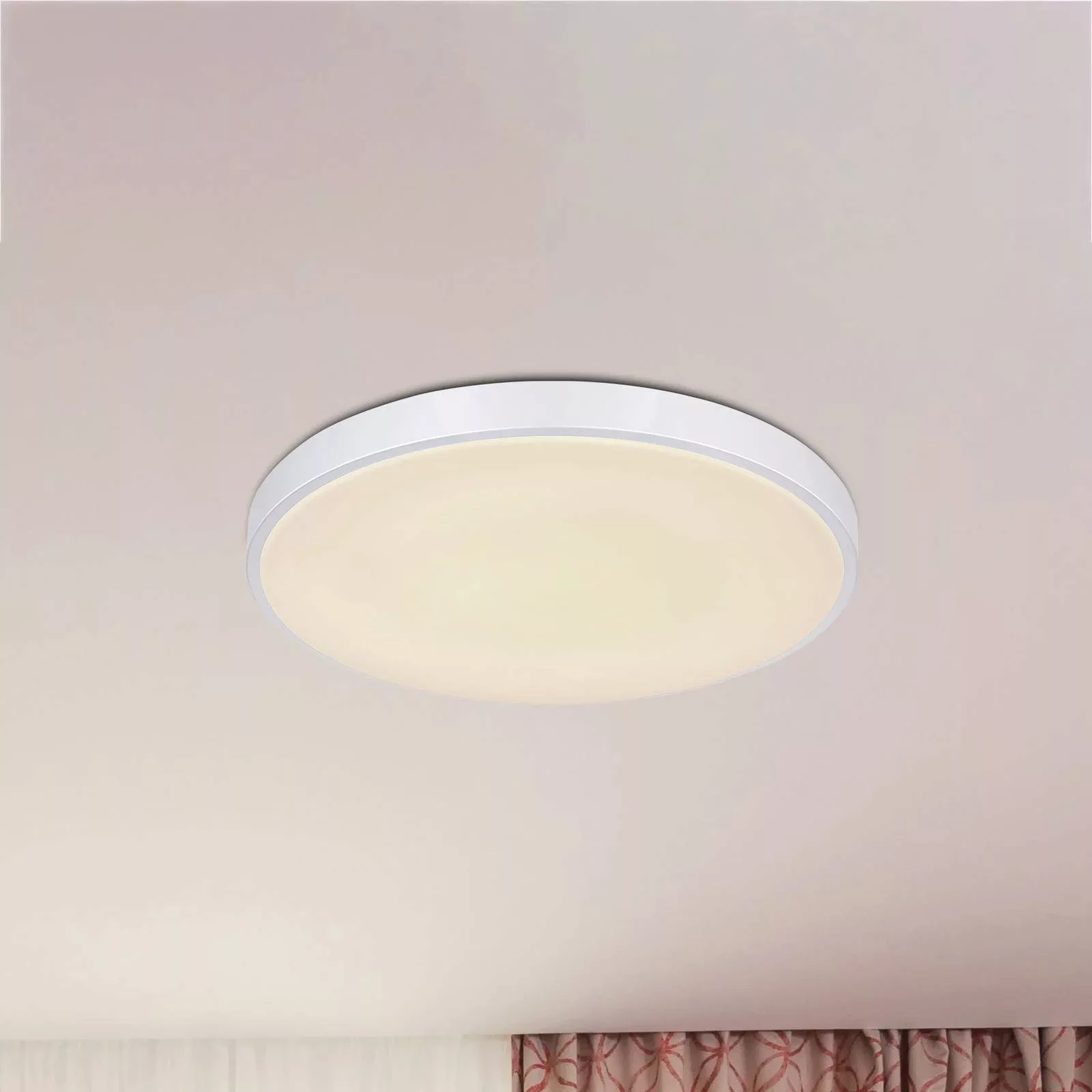 LED-Deckenleuchte Sonny, silber, CCT, Ø 50,5 cm günstig online kaufen