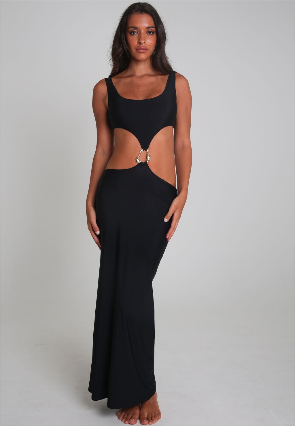 Moda Minx Jerseykleid "Irregular Hoop", (1 tlg.), mit stilvollen Cut-Outs günstig online kaufen