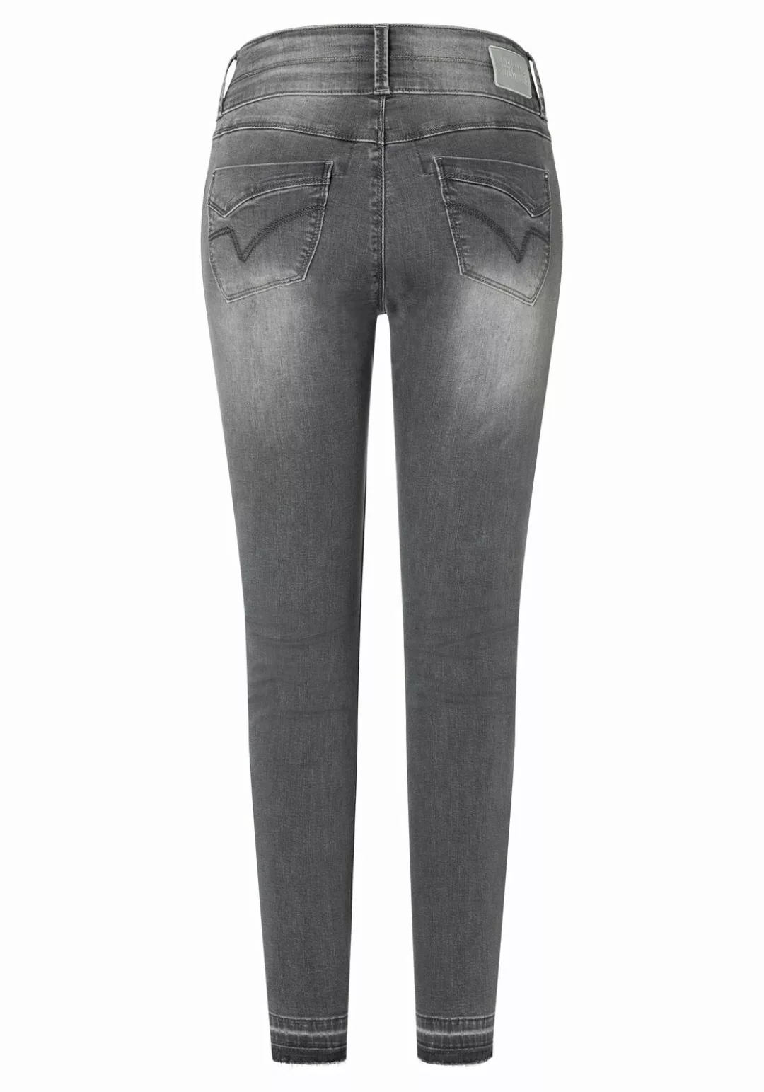 TIMEZONE Damen Jeans EnyaTZ Womenshape - Slim Fit - Blau - Grau günstig online kaufen