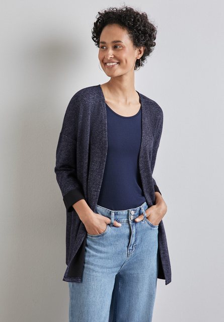 STREET ONE Cardigan mit Materialmix günstig online kaufen