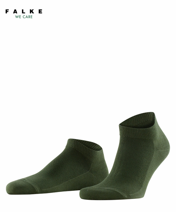 FALKE Family Herren Sneakersocken, 39-42, Grün, Uni, Baumwolle, 14612-72720 günstig online kaufen