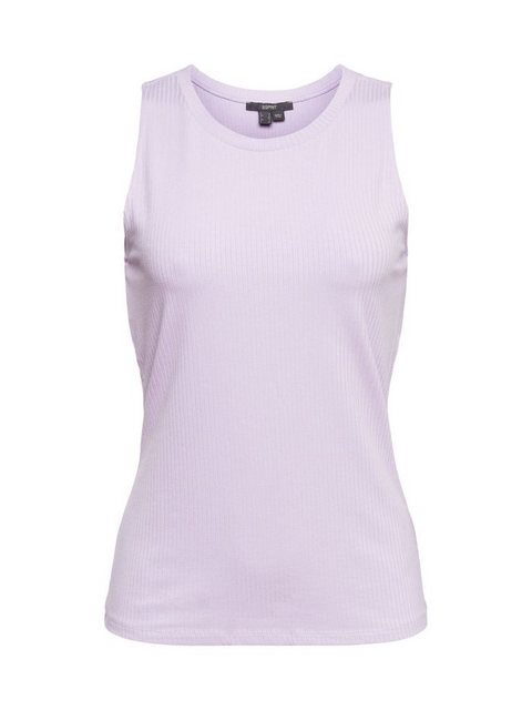 Esprit Collection T-Shirt Tanktop aus Rippstrick, LENZING™ ECOVERO™ (1-tlg) günstig online kaufen