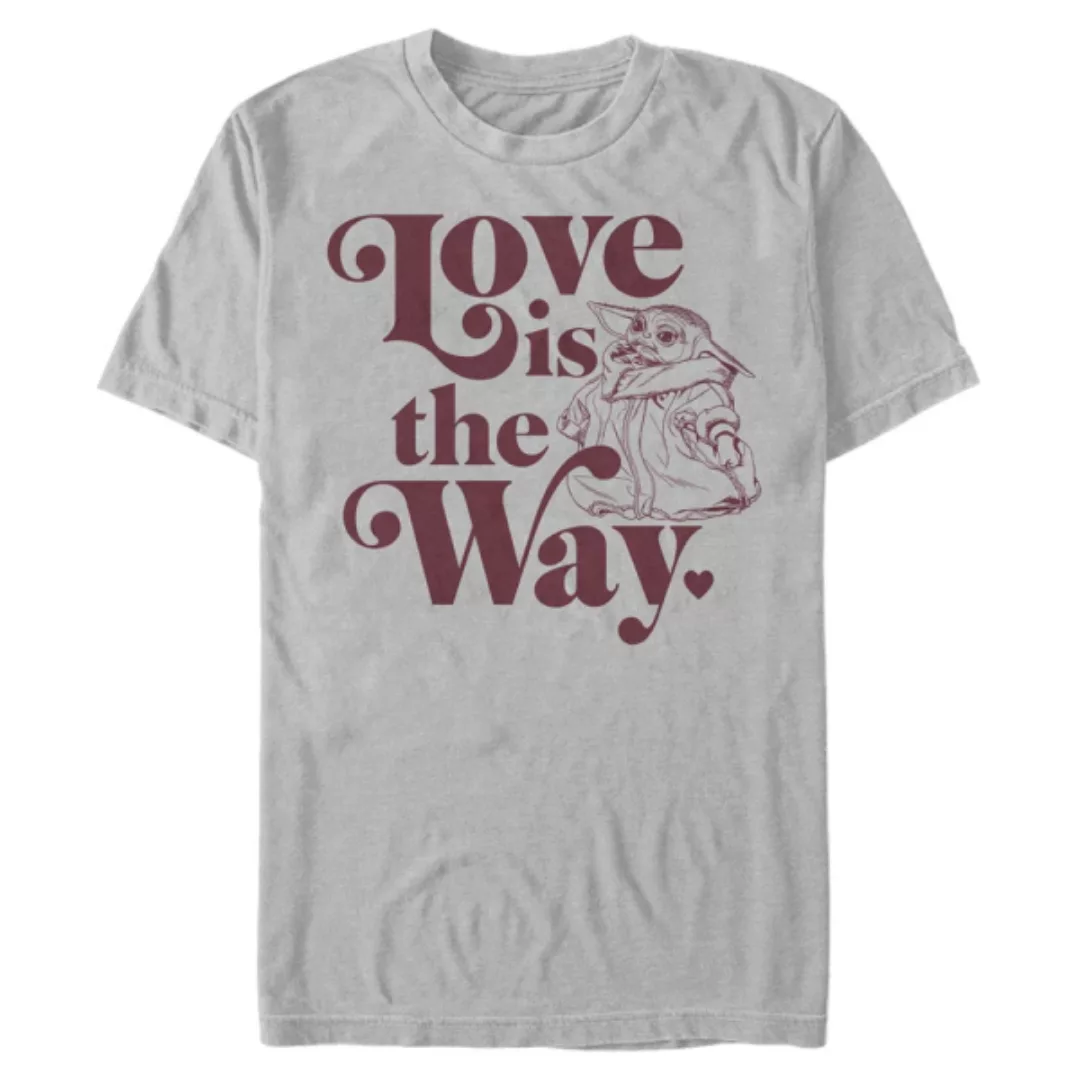 Star Wars - The Mandalorian - Grogu Love Is - Valentinstag - Männer T-Shirt günstig online kaufen