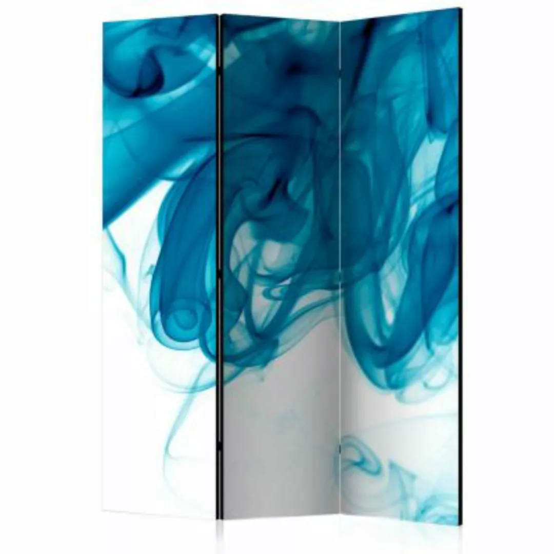 artgeist Paravent Blue smoke [Room Dividers] weiß-kombi Gr. 135 x 172 günstig online kaufen