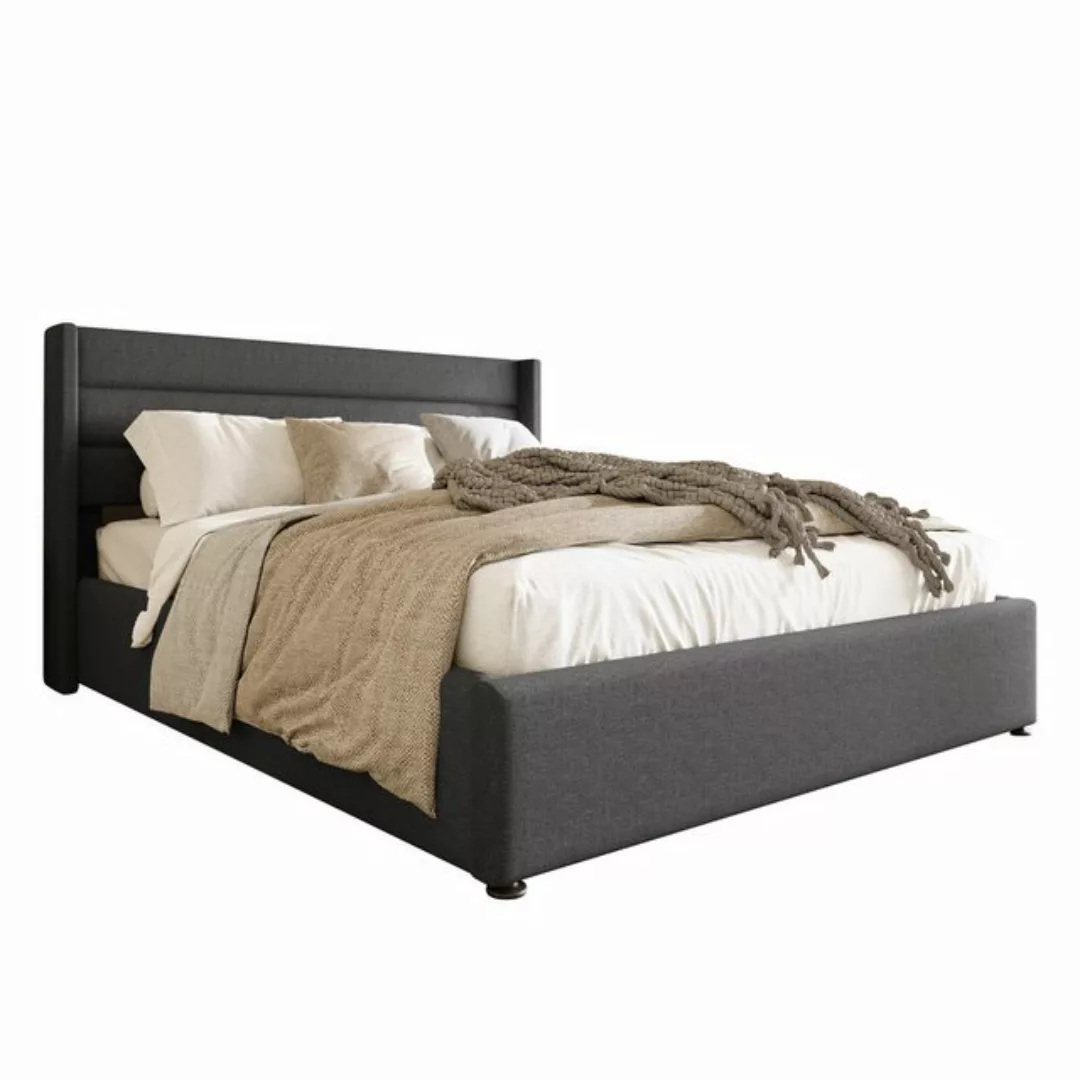 REDOM Polsterbett Doppelbett Bett Funktionsbett Holzbett Hydraulisch (140x2 günstig online kaufen