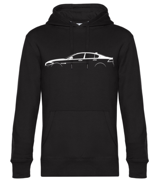 'Jaguar XE' Silhouette · Unisex Premium Hoodie günstig online kaufen