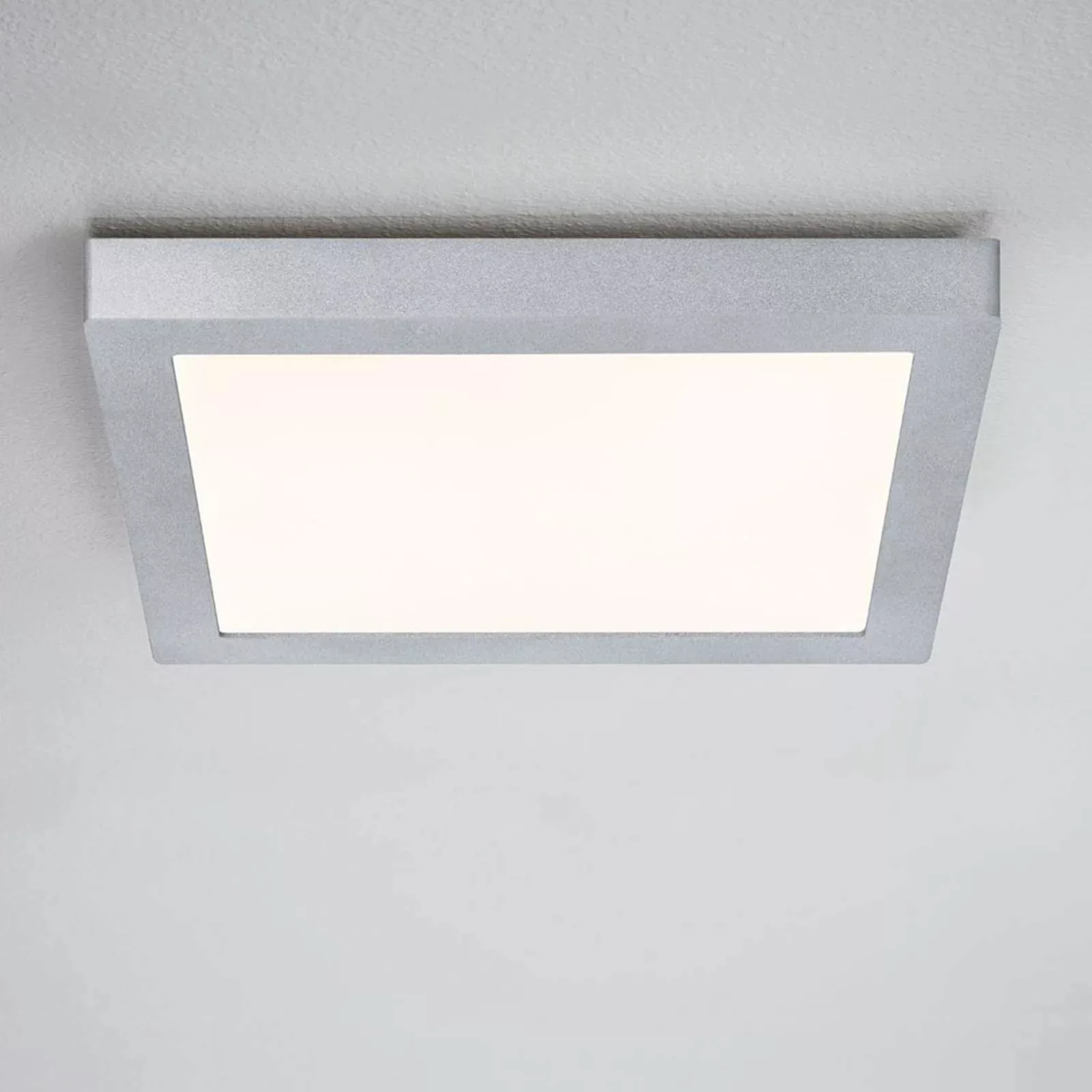 Paulmann Lunar LED-Panel, eckig, chrom, 30x30cm günstig online kaufen