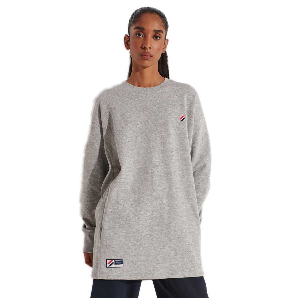 Superdry Sdry Code Osized Crew Keid XS-S Grey Slub Grindle günstig online kaufen