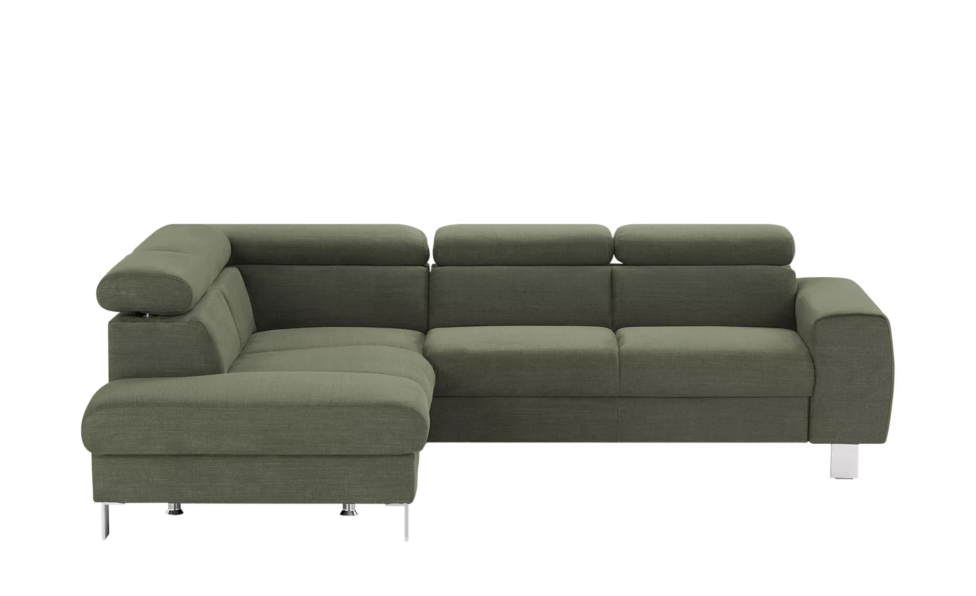 uno Ecksofa  Los Angeles - grün - 249 cm - 72 cm - Polstermöbel > Sofas > E günstig online kaufen