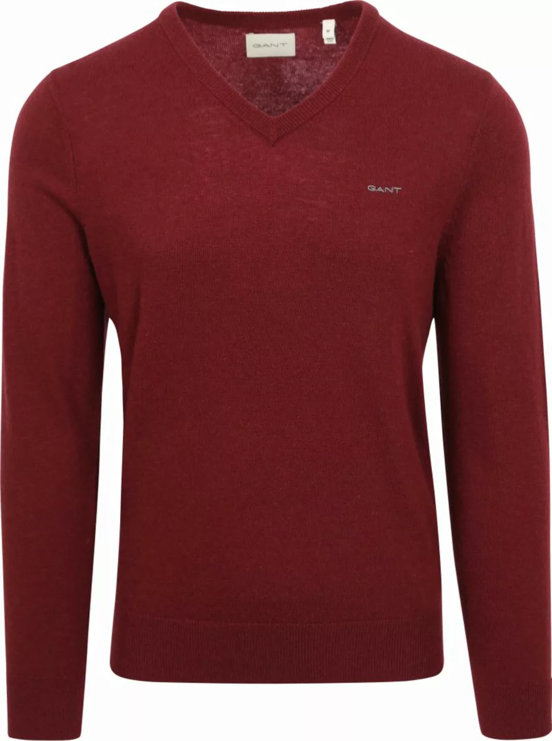 Gant Pullover Lambswool Bordeauxrot - Größe M günstig online kaufen