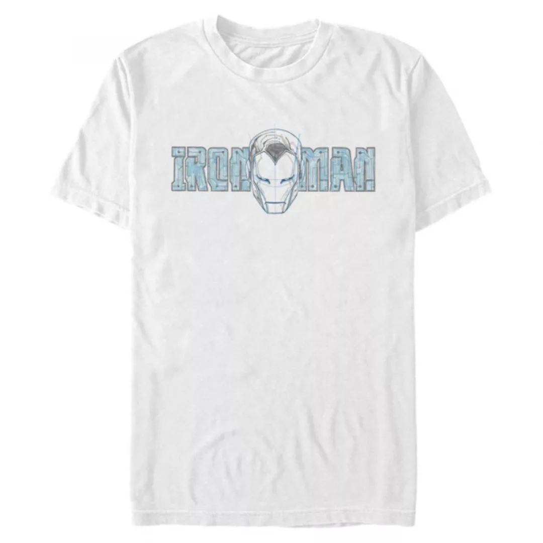 Marvel - Iron Man Ironman Face - Männer T-Shirt günstig online kaufen