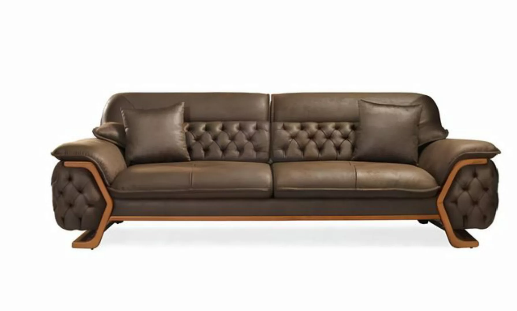 Xlmoebel Sofa Chesterfield Sofa mit 3 Sitzplätzen, gepolstertes Wohnzimmerm günstig online kaufen