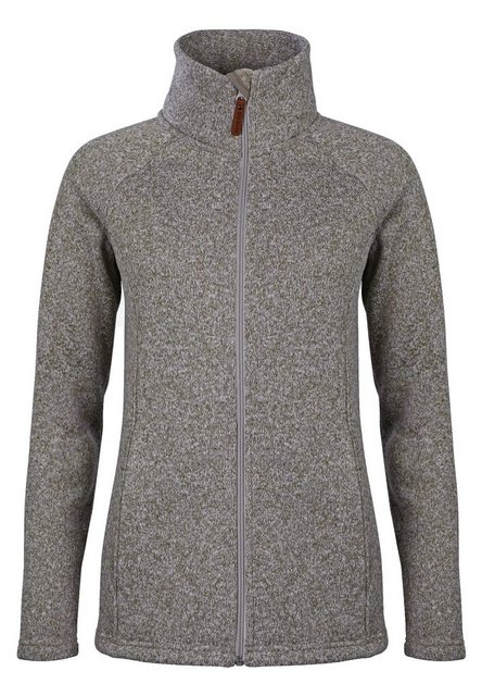 Elkline Fleecejacke Promise melierte Strickjacke warm mit Stehkragen günstig online kaufen