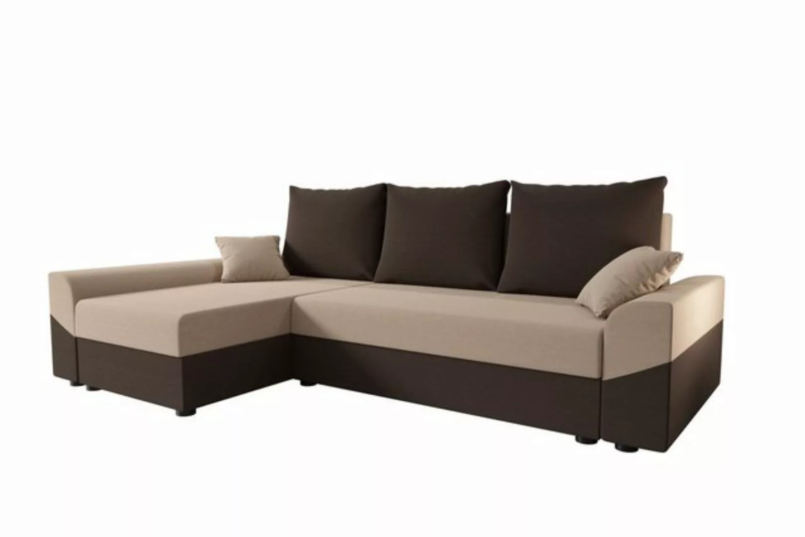 ALTDECOR Ecksofa DENVI, Couch mit Schlaffunktion, Wohnzimmer - Wohnlandscha günstig online kaufen