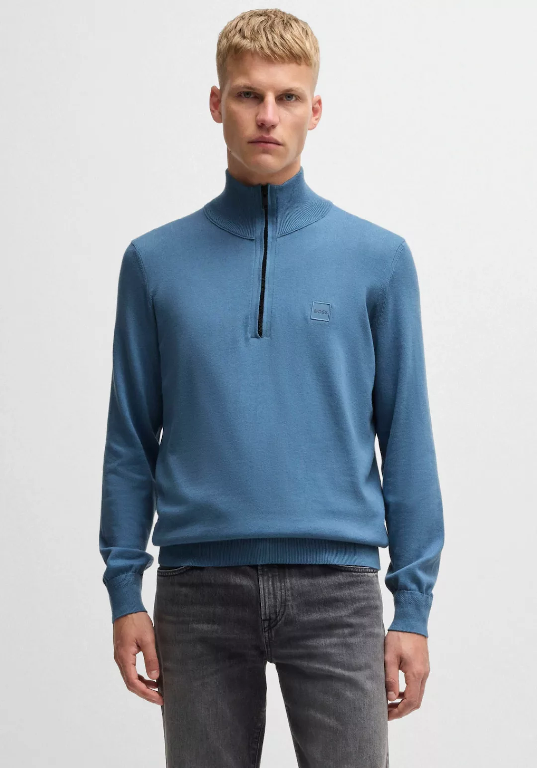 BOSS ORANGE Rollkragenpullover "Kanobix S", mit Ton-in-Ton Logo günstig online kaufen