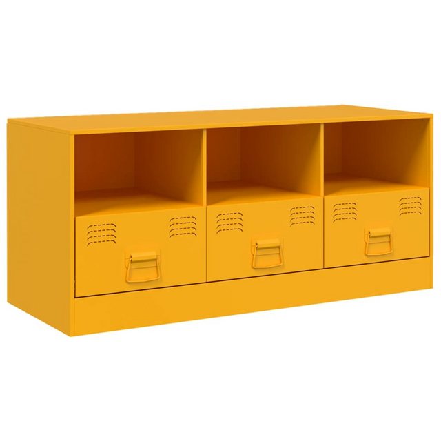 vidaXL Schrankmodule TV-Schrank Senfgelb 99x39x44 cm Stahl günstig online kaufen