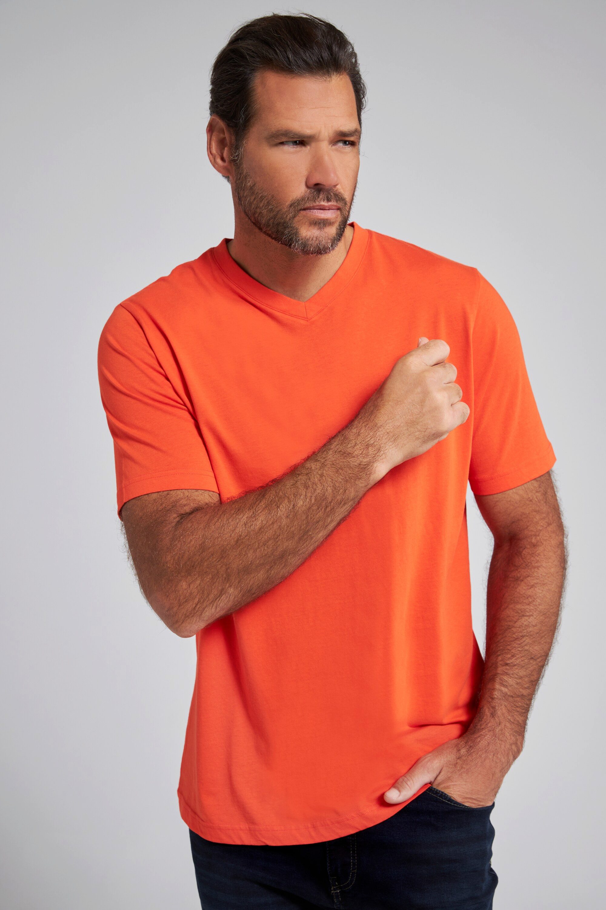 JP1880 T-Shirt JP1880 T-Shirt Basic V-Ausschnitt günstig online kaufen