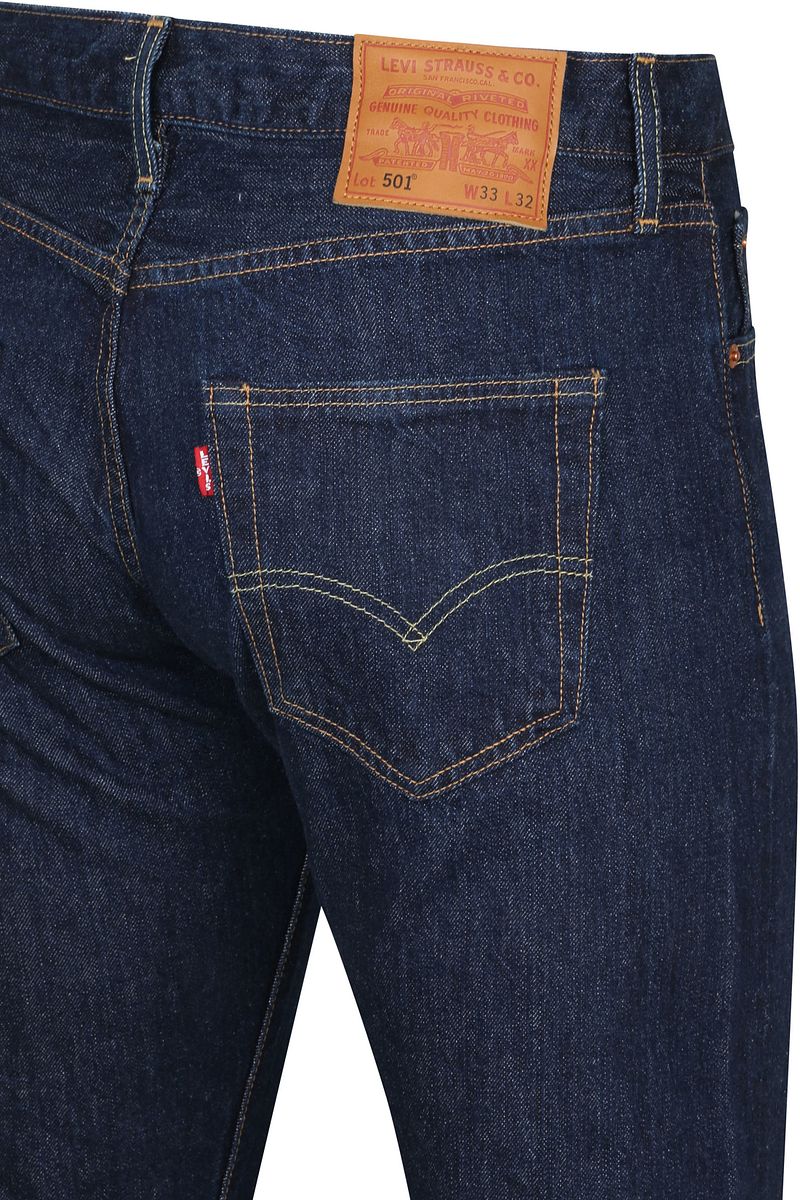 Levi’s 501 Jeans Regular Fit Dunkelblau - Größe W 33 - L 32 günstig online kaufen