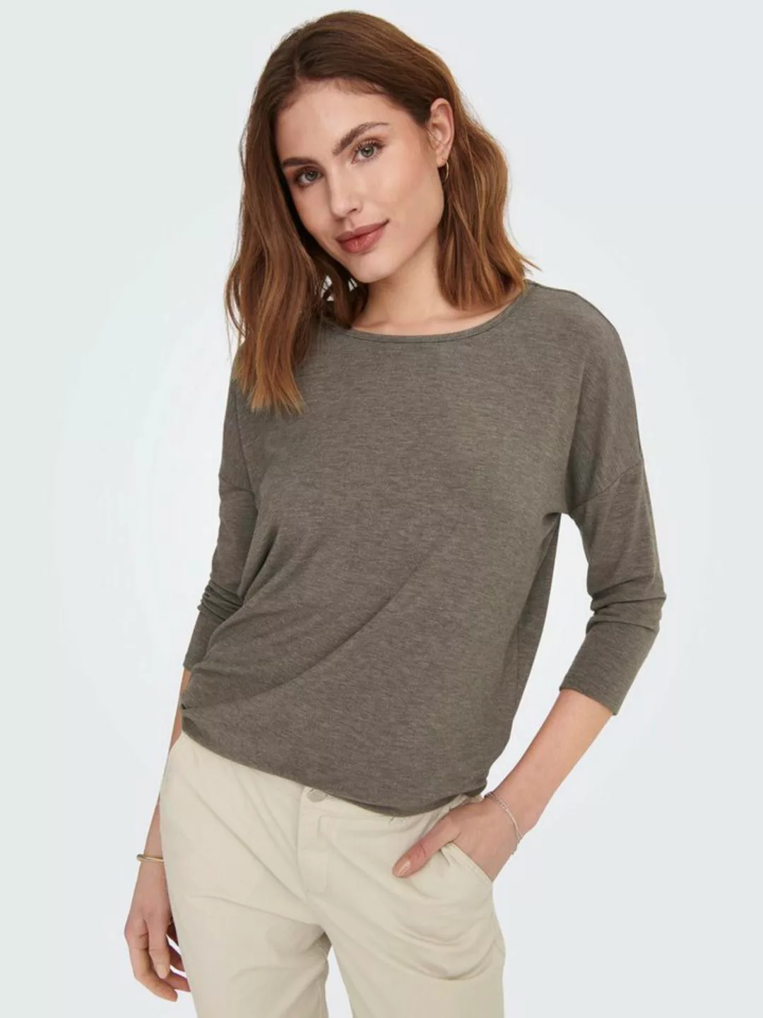 ONLY 3/4-Arm-Shirt ONLGLAMOUR 3/4 TOP JRS NOOS in lässiger Oversize-Form günstig online kaufen