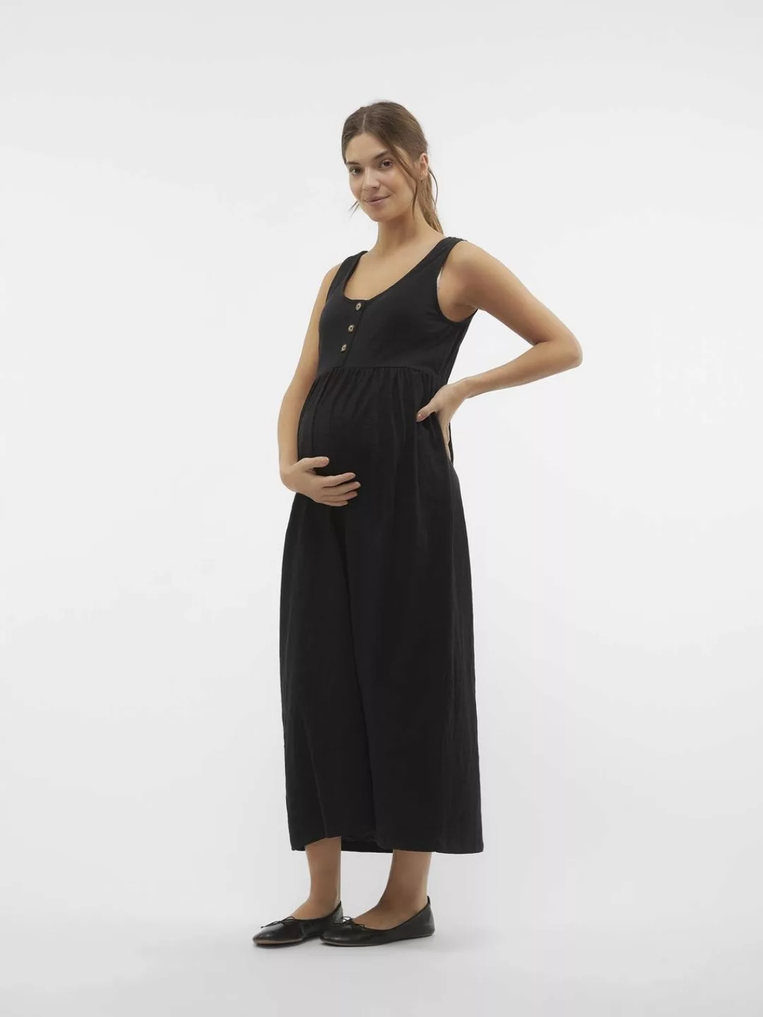 Mamalicious Trägerkleid "MLEVI LIA SL JRS ANKLE DRESS 2F NOOS" günstig online kaufen