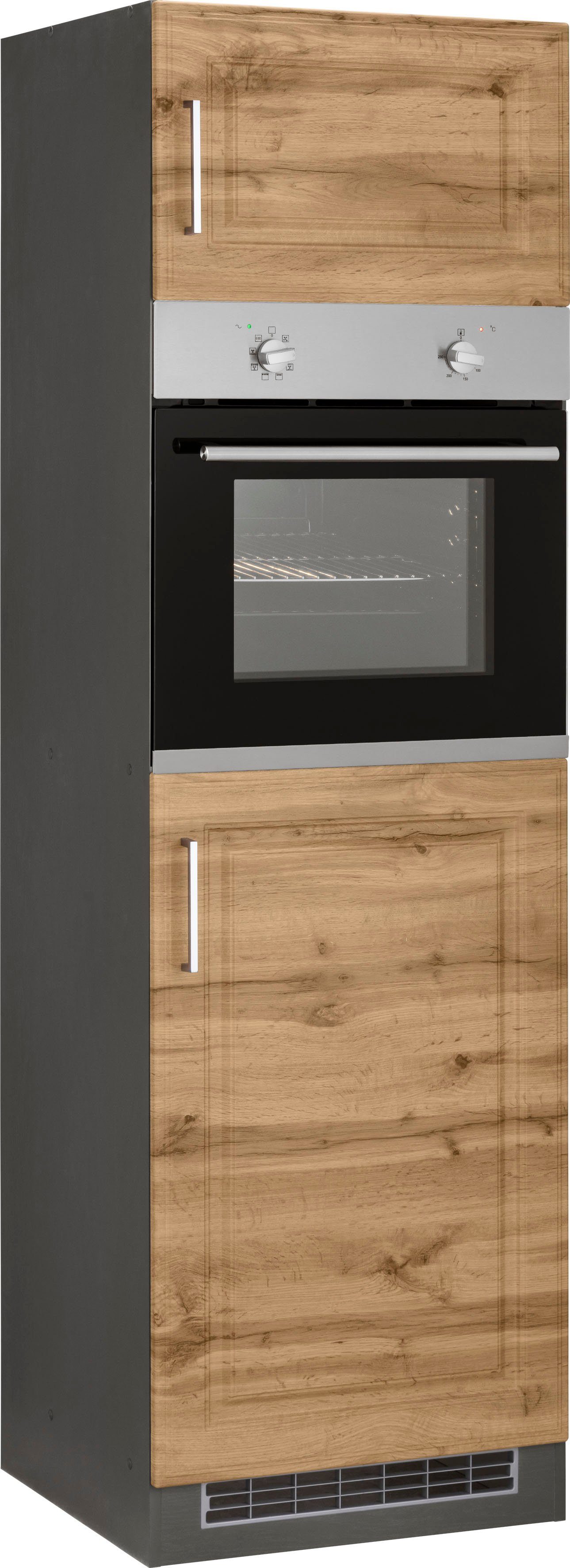 KOCHSTATION Backofen/Kühlumbauschrank "KS-Stockholm", hochwertige MDF-Front günstig online kaufen
