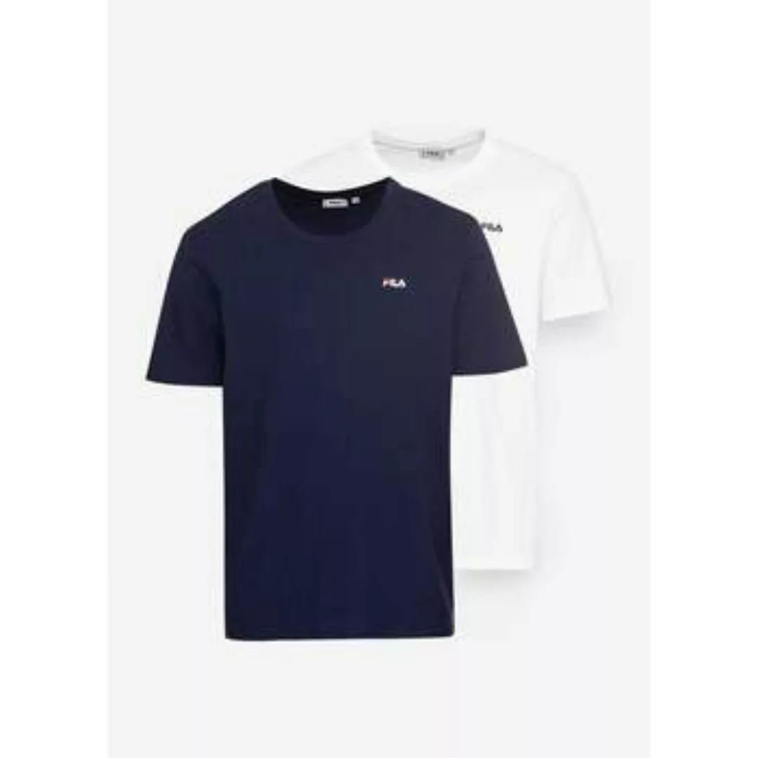 Fila  T-Shirts & Poloshirts Brod tee 2 pack - bright white medieval blue günstig online kaufen