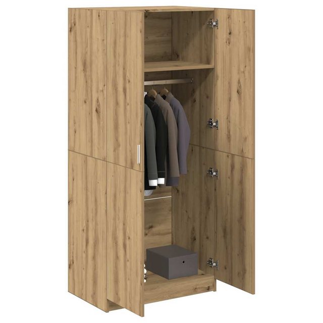 vidaXL Kleiderschrank Kleiderschrank Artisan-Eiche 80x52x180 cm Holzwerksto günstig online kaufen