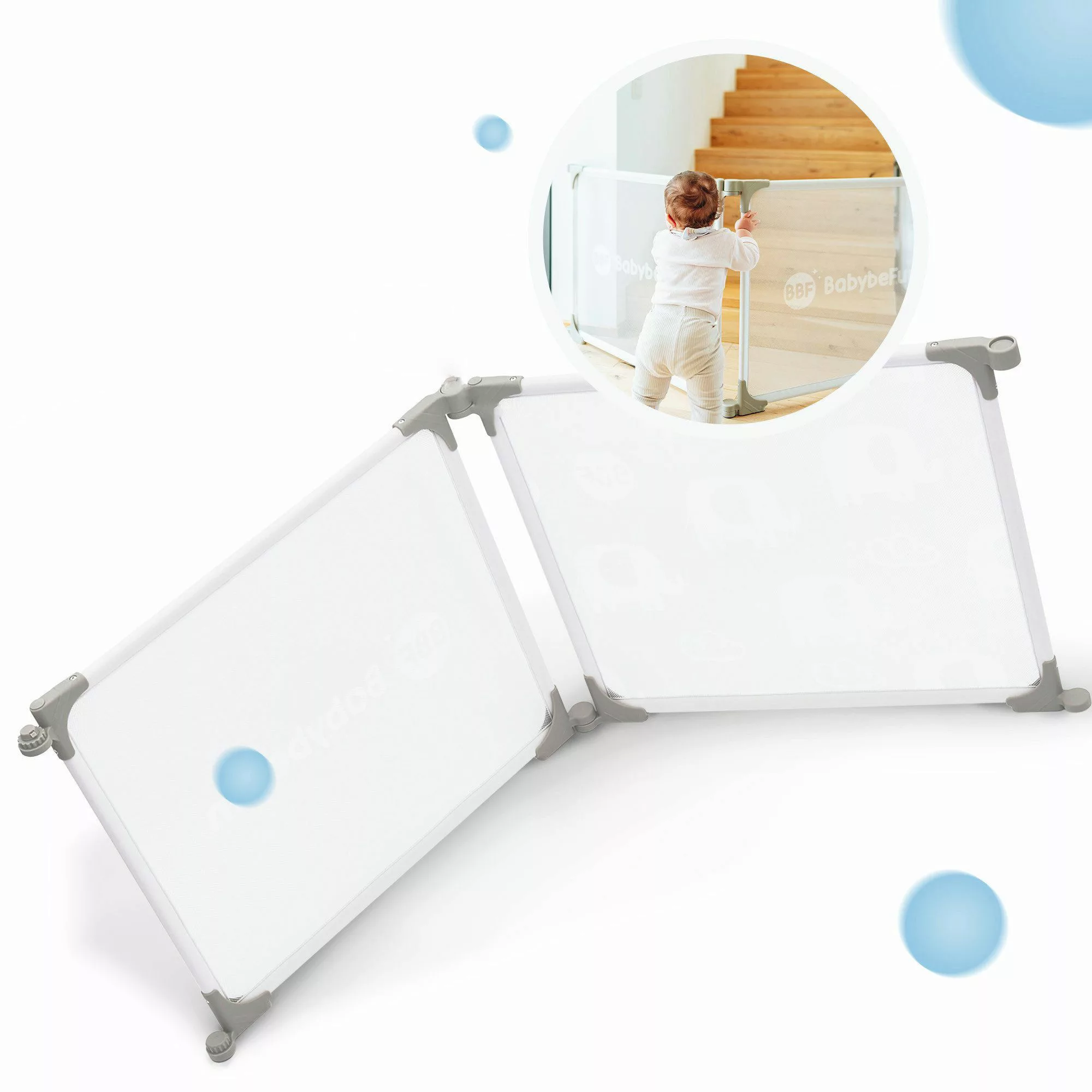 BabyBeFun Laufstall Baby faltbar [Extra Stabil] günstig online kaufen
