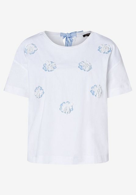 T-Shirt mit Blumen-Applikation, Frühjahrs-Kollektion günstig online kaufen