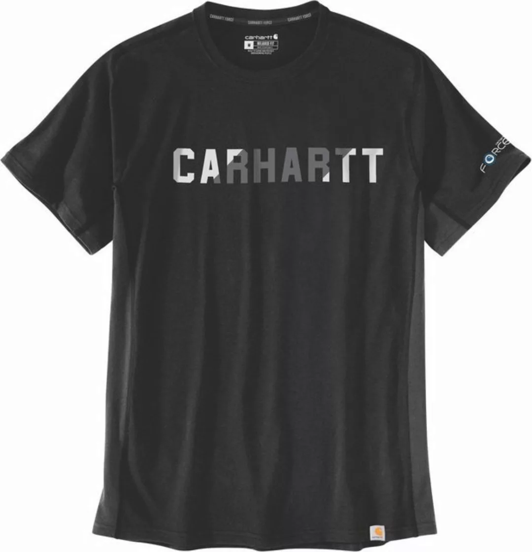 Carhartt T-Shirt Carhartt FORCE FLEX BLOCK LOGO T-SHIRTS S/S 105203 (1-tlg) günstig online kaufen