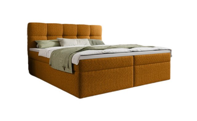 Luxusbetten24 Boxspringbett Cozy II Bouclé, mit Stauraum günstig online kaufen