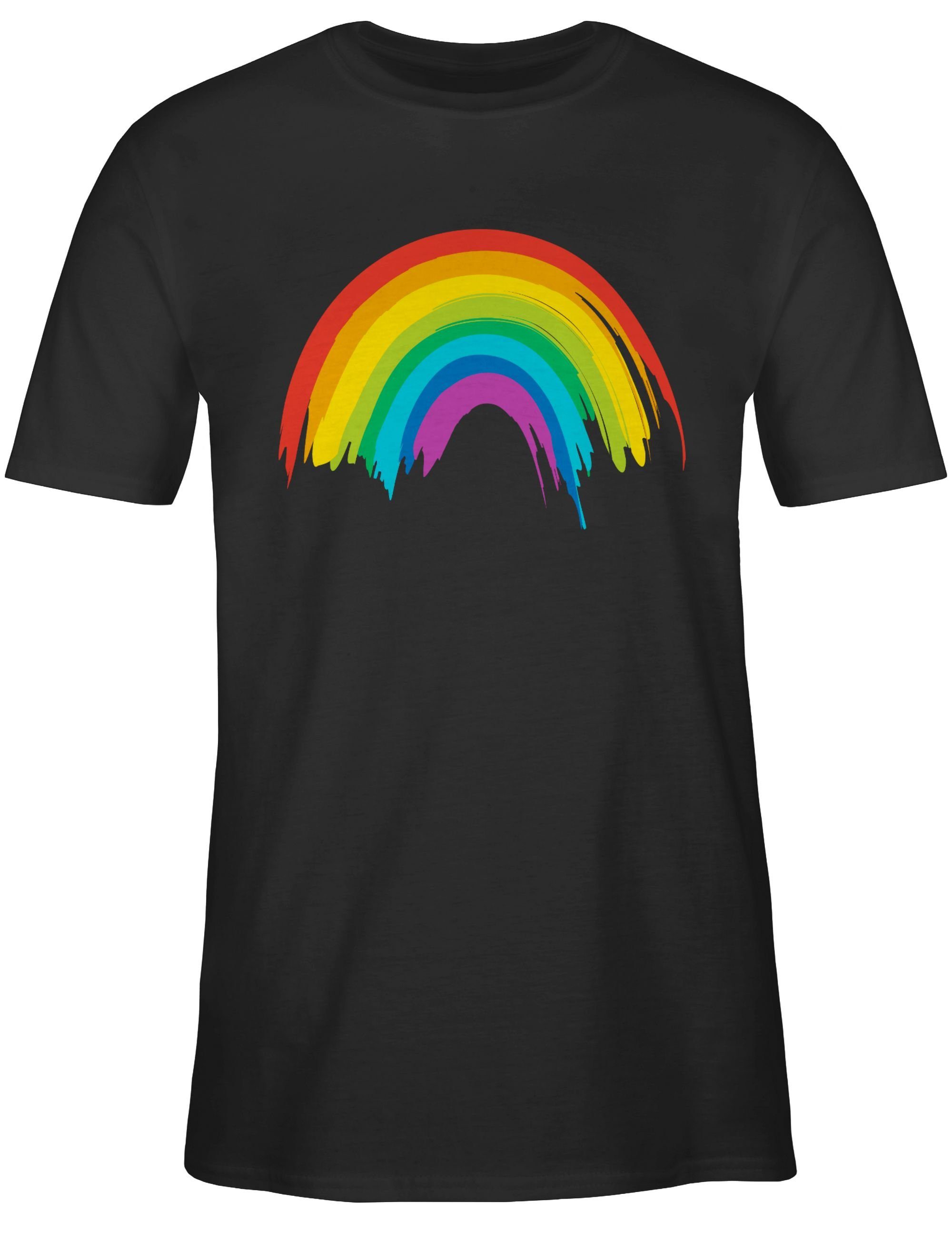 Shirtracer T-Shirt Regenbogen LGBT & LGBTQ günstig online kaufen