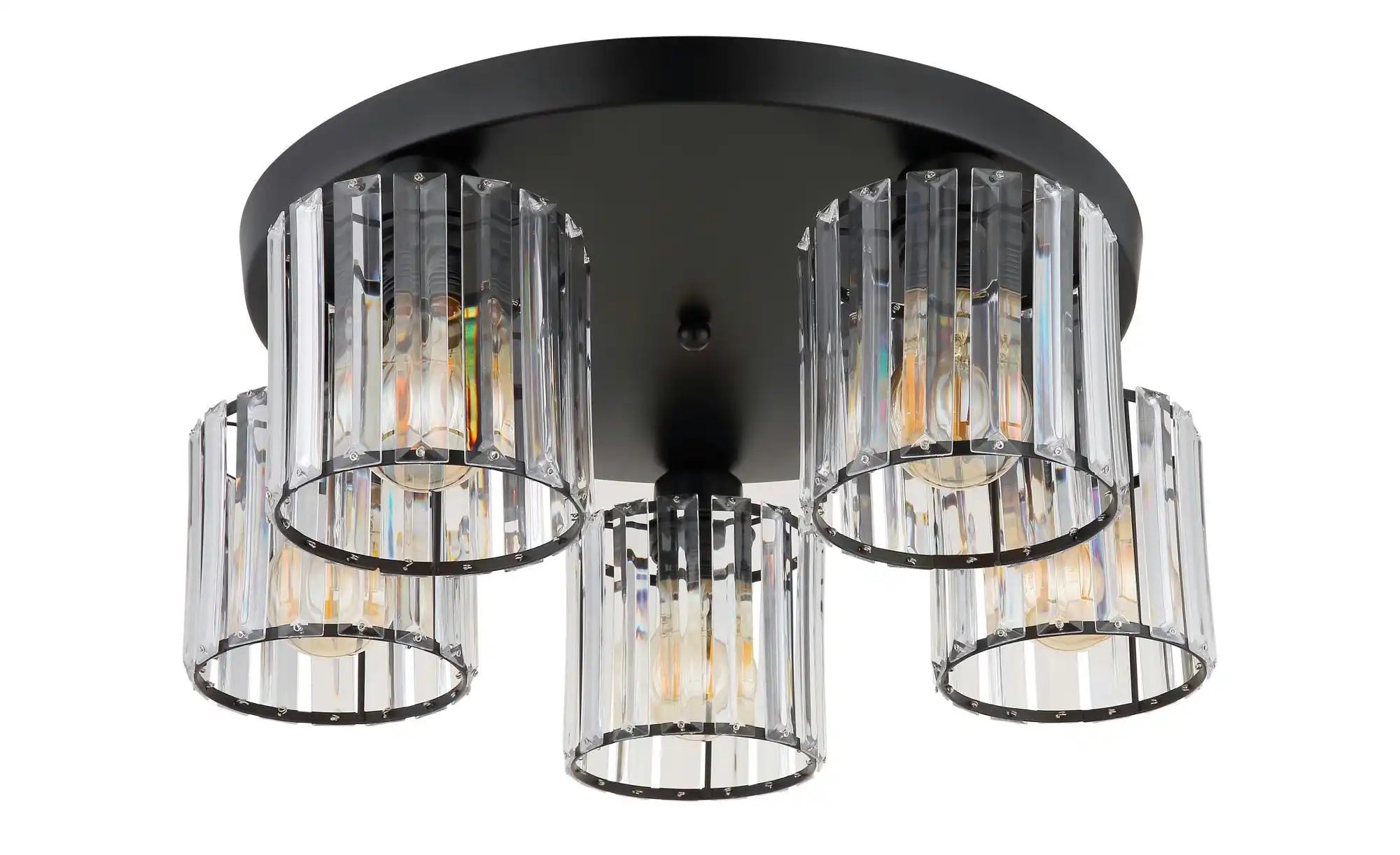Globo Lighting Deckenleuchte   ¦ schwarz ¦ Maße (cm): B: 46,5 H: 18  Ø: 46. günstig online kaufen