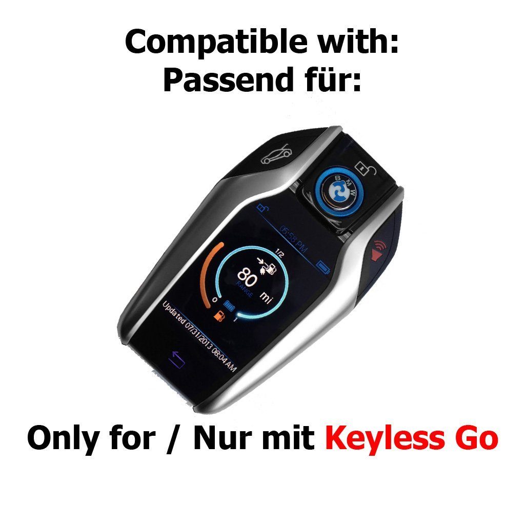 mt-key Schlüsseltasche Autoschlüssel Hardcover Schutzhülle Metallic günstig online kaufen