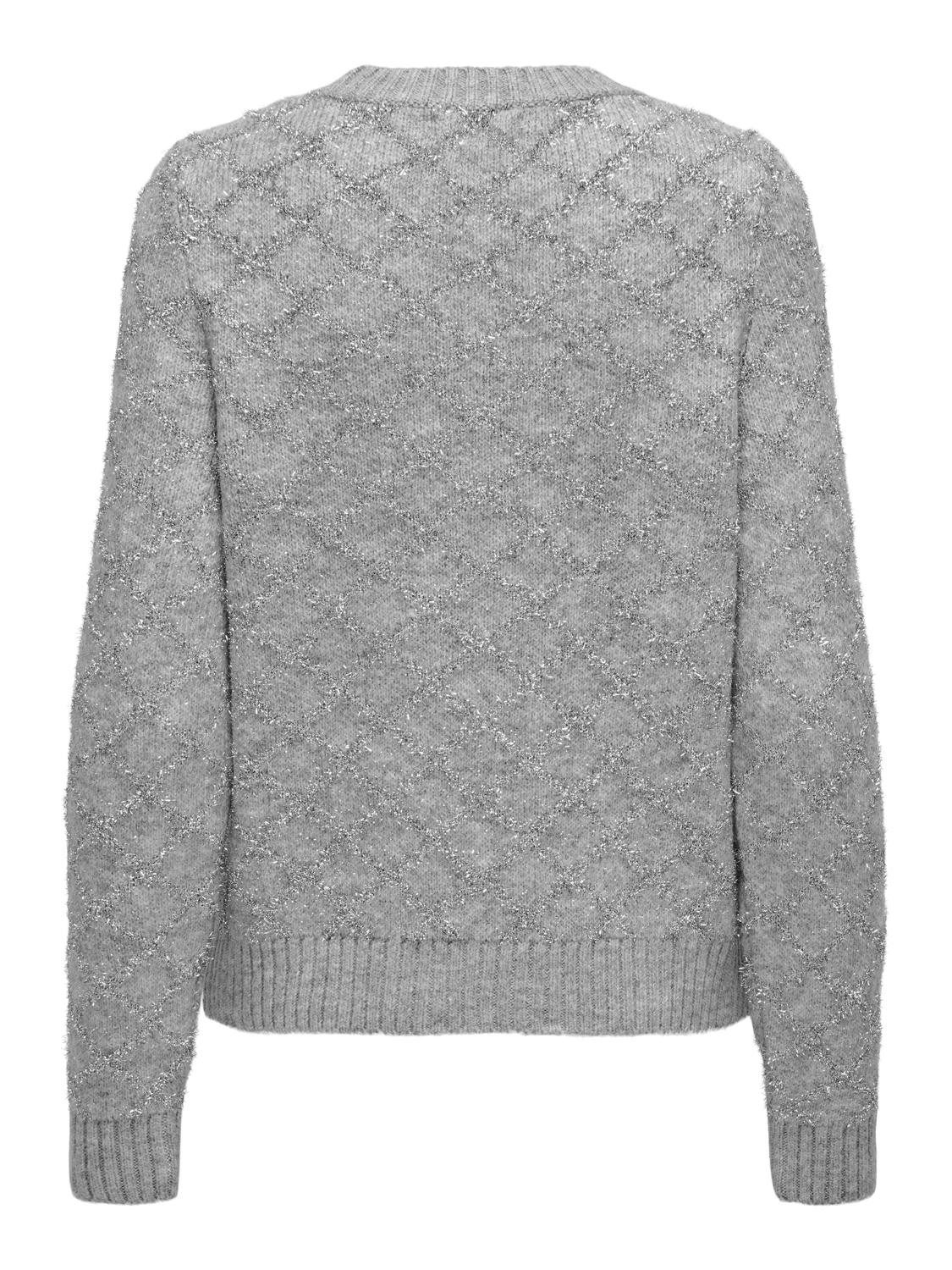 ONLY Rundhalspullover ONLALBA L/S GLITTER O-NECK günstig online kaufen
