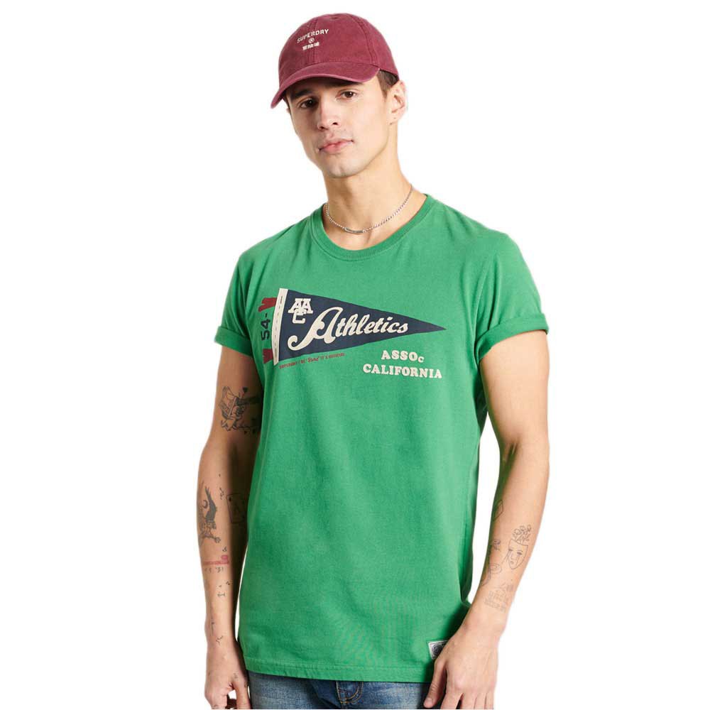 Superdry Acc Graphic Kurzarm T-shirt L Oregon Green günstig online kaufen