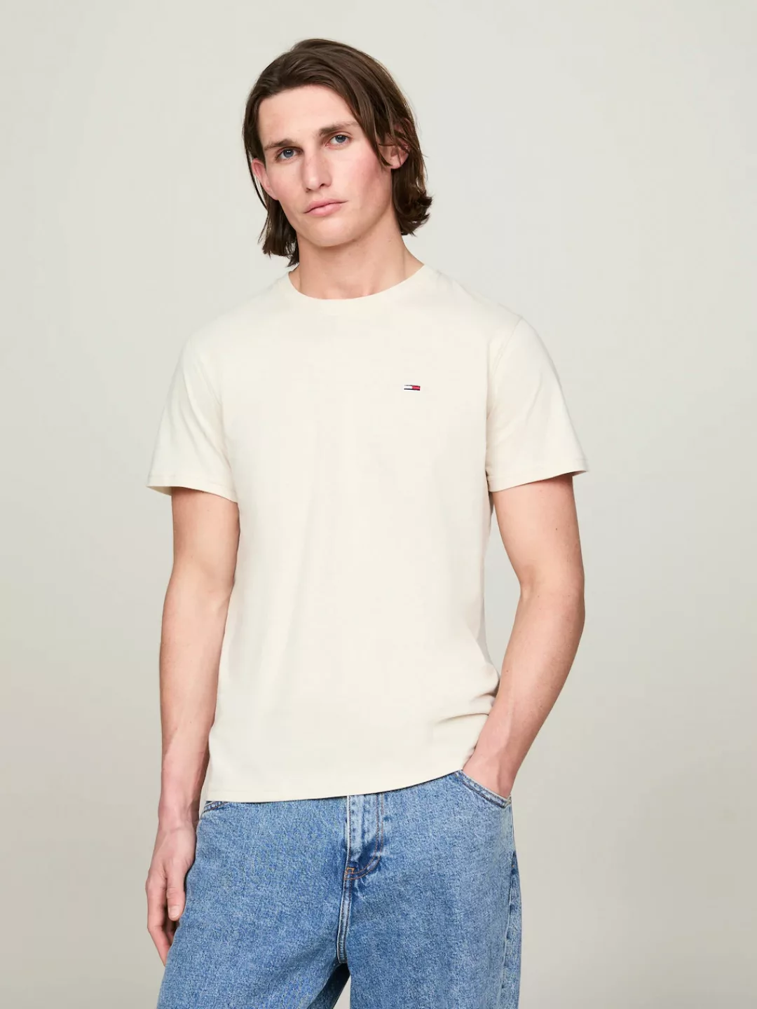 Tommy Jeans T-Shirt "TJM 2PACK SLIM JERSEY TEE", mit Rundhalsausschnitt günstig online kaufen