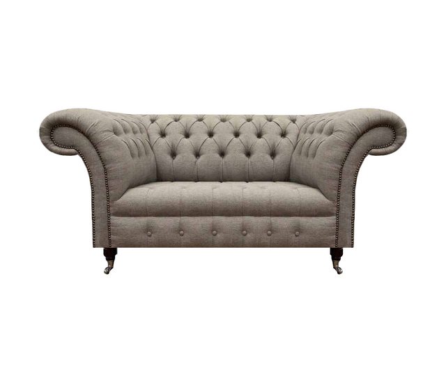 JVmoebel Chesterfield-Sofa Luxus Chesterfield Sofa Couch Zweisitzer Polster günstig online kaufen