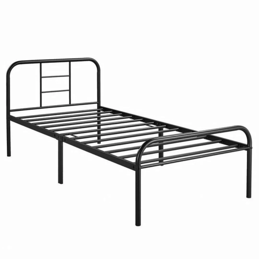 Yaheetech Bettgestell Metallbett Bettrahmen, Einzelbett/Doppelbett günstig online kaufen