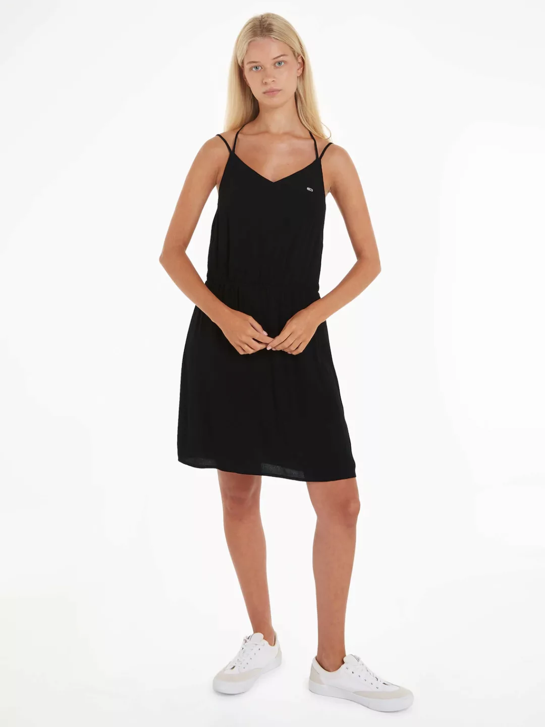 Tommy Jeans Spaghettikleid "TJW ESSENTIAL STRAPPY DRESS", mit modischer Trä günstig online kaufen