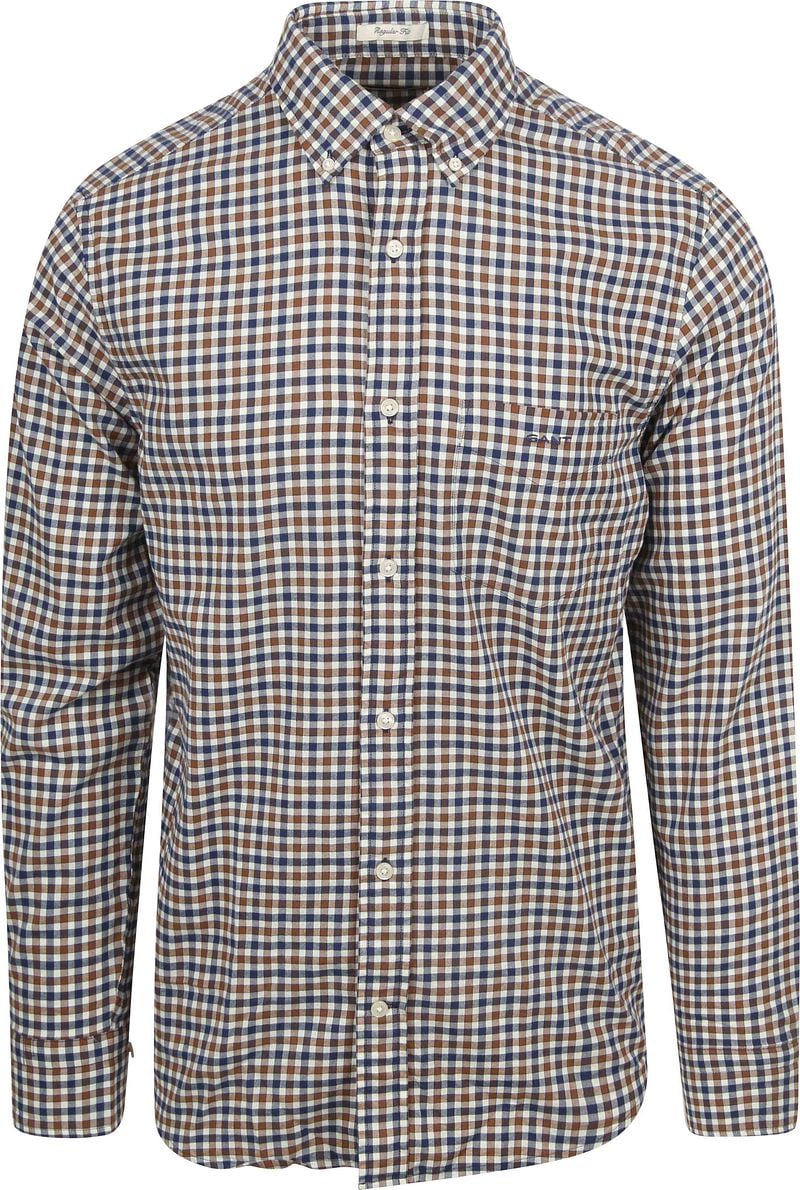 Gant Hemd Twill Gingham Multicolour - Größe XXL günstig online kaufen