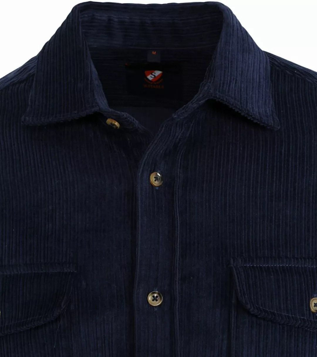 Suitable Überhemd Corduroy Navy - Größe XL günstig online kaufen