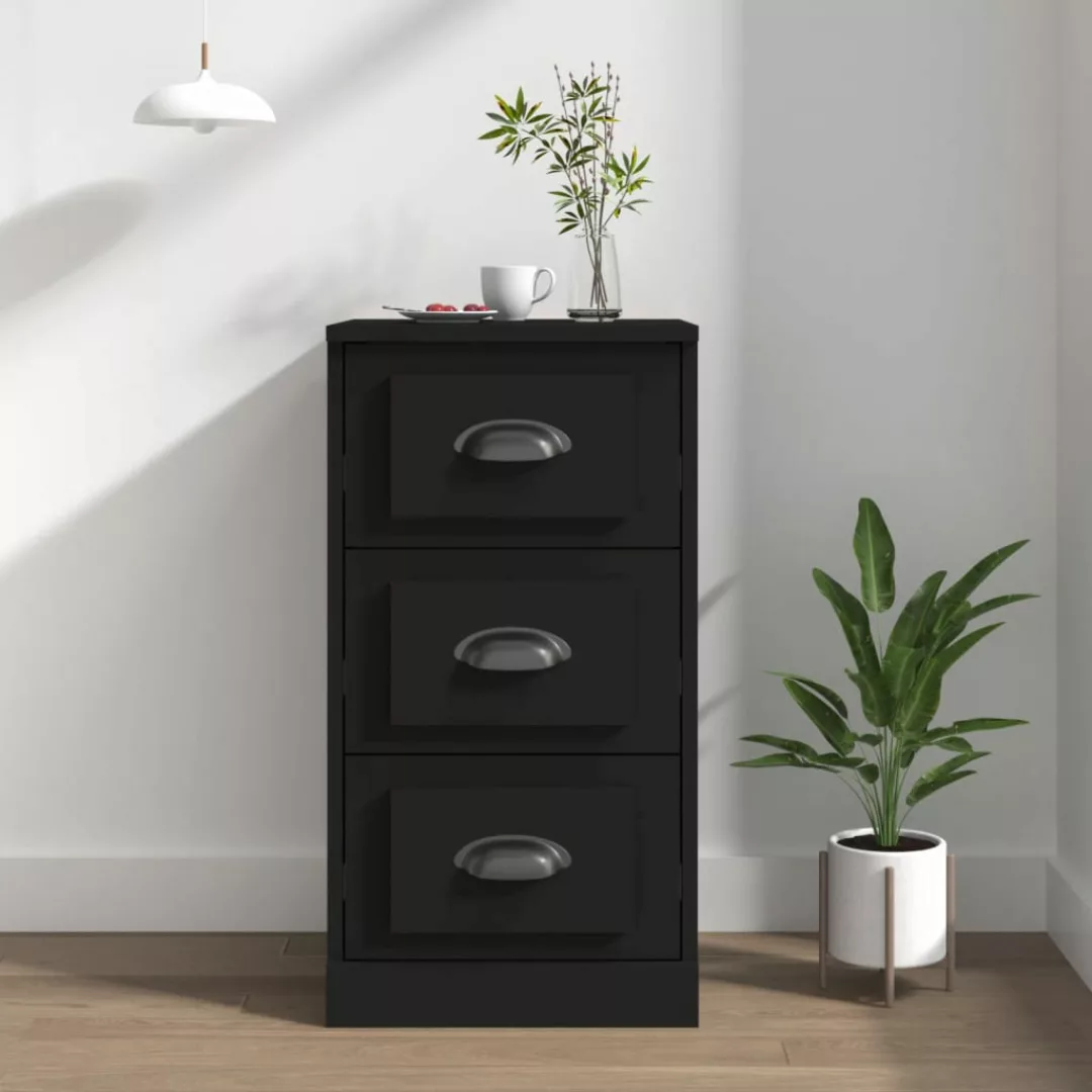 Vidaxl Sideboard Schwarz 36x35,5x67,5 Cm Holzwerkstoff günstig online kaufen