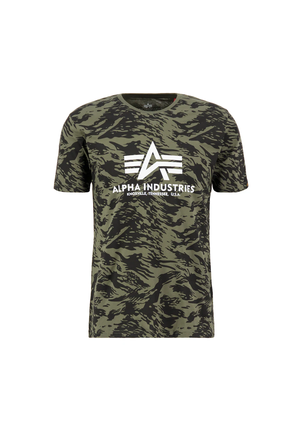 Alpha Industries T-Shirt "ALPHA INDUSTRIES Men - T-Shirts Basic T-Shirt Cam günstig online kaufen