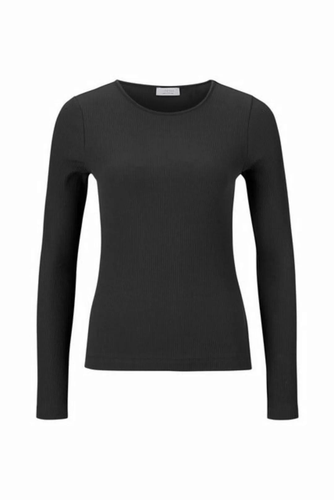 Rich & Royal T-Shirt Damen Longsleeve RIB mit Bio-Baumwolle (1-tlg) günstig online kaufen