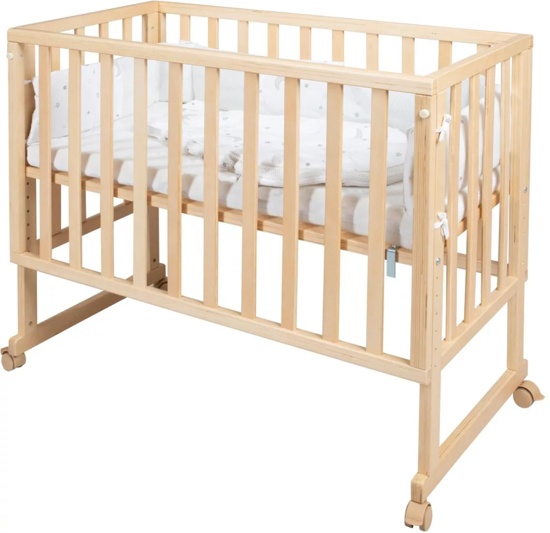 roba® Stubenbett »safe asleep® 3-in-1 Sternenzauber, natur«, (4 tlg.) günstig online kaufen