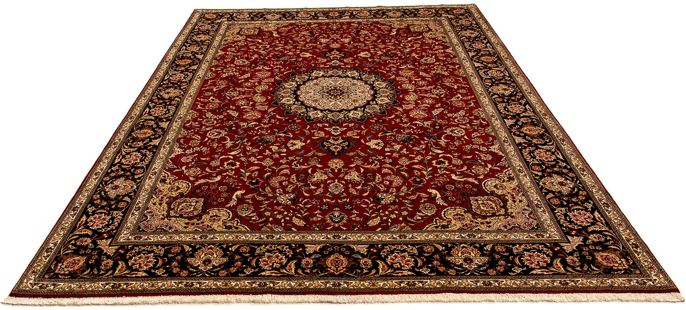 morgenland Orientteppich »Perser - Täbriz - Royal - 356 x 253 cm - rot«, re günstig online kaufen