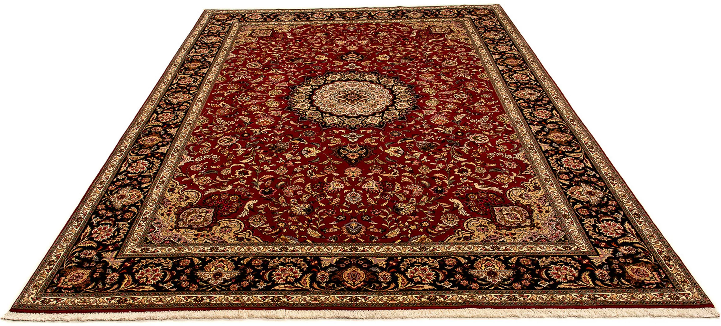 morgenland Orientteppich »Perser - Täbriz - Royal - 356 x 253 cm - rot«, re günstig online kaufen