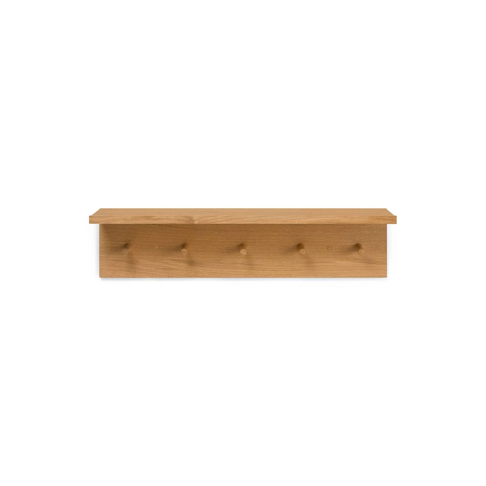 ferm LIVING Ablageregal Place Rack, 75 cm lang, Haken, Holz günstig online kaufen