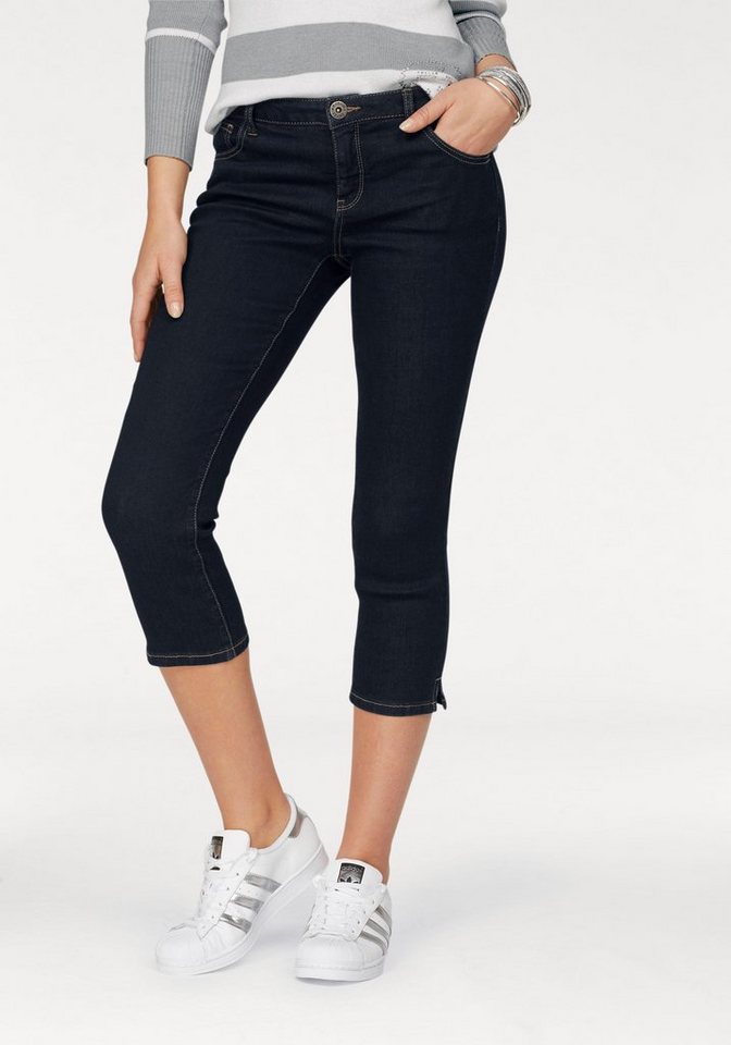 Arizona Caprijeans Ultra-Stretch Mid-Waist günstig online kaufen